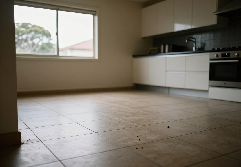 Kitchen in Pleasure Point free of cockroaches after treatment